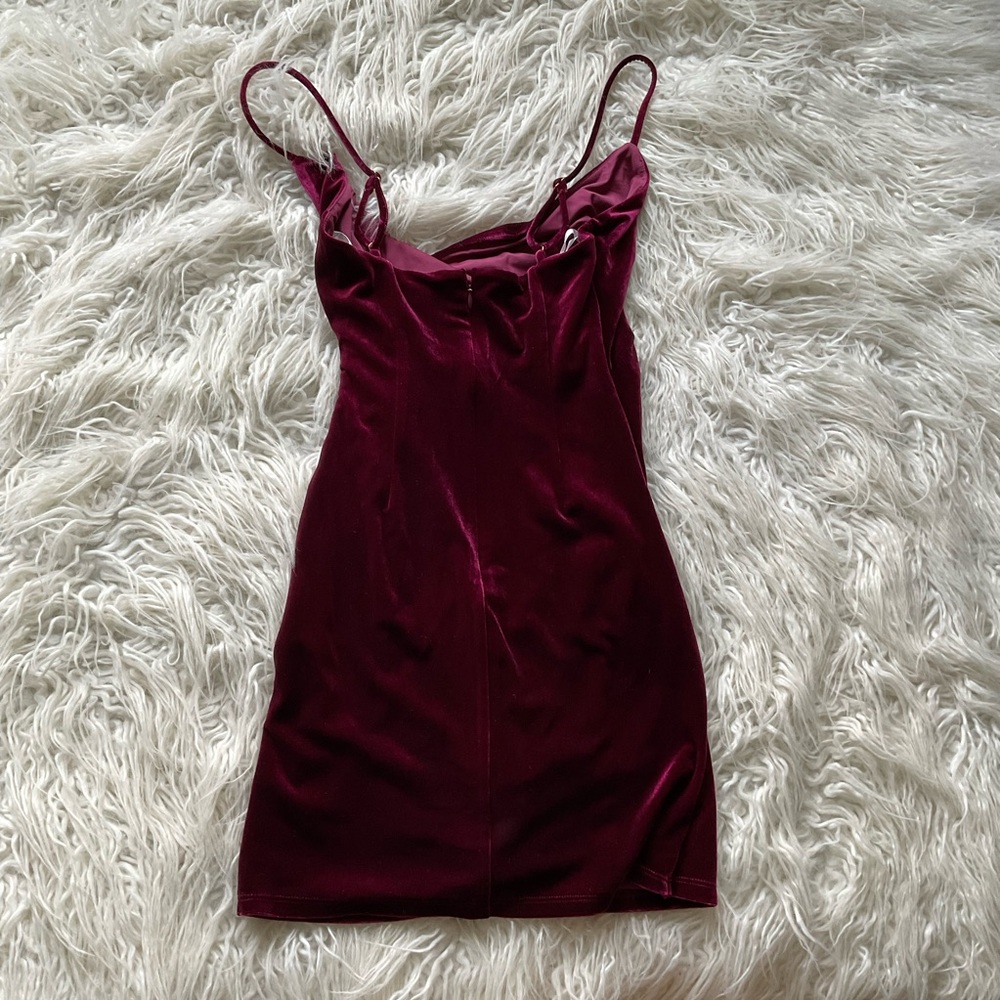Lovers + Friends Burgundy Mini Dress - Picture 7 of 10
